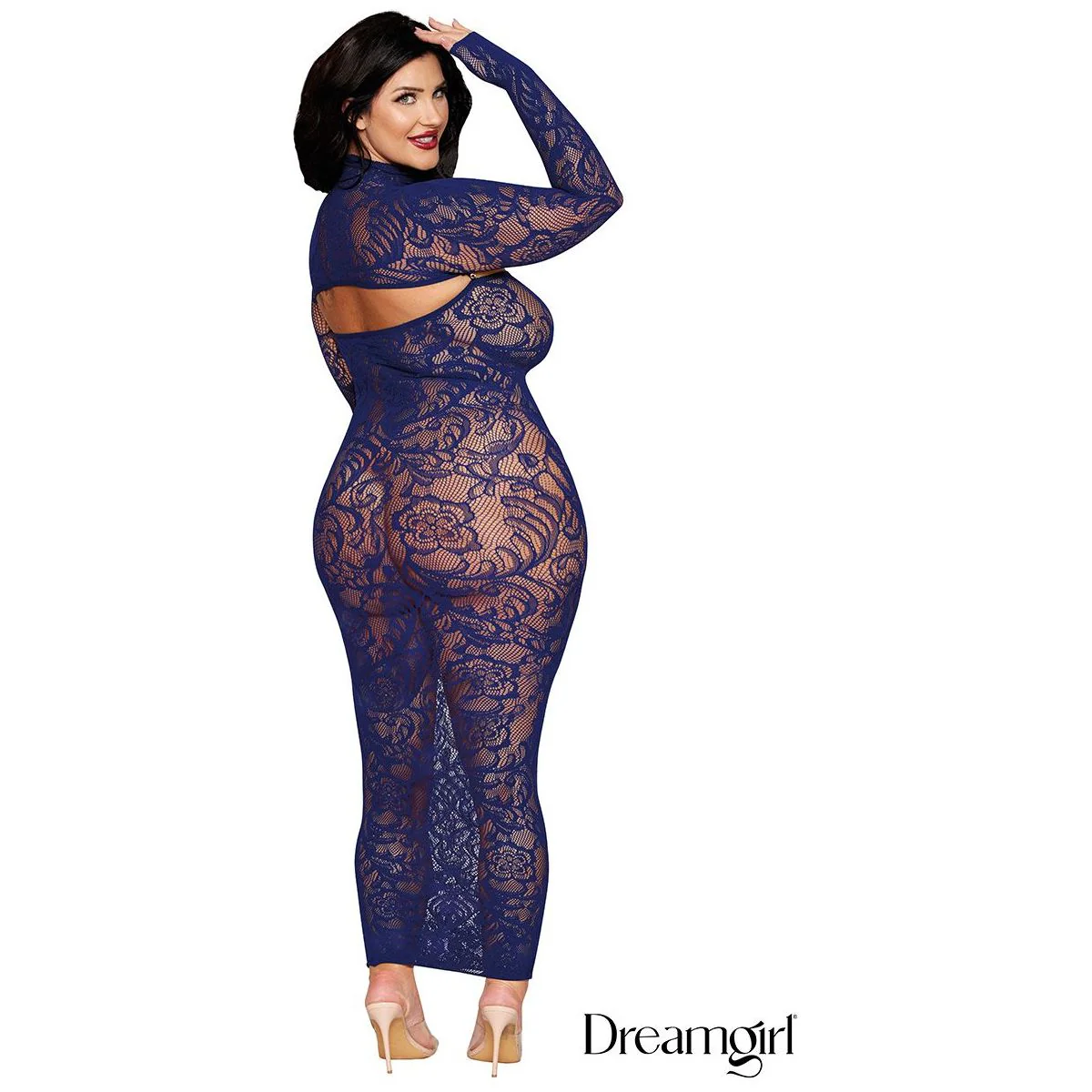 2pc Lace Long Gown by Dreamgirl - Image 2