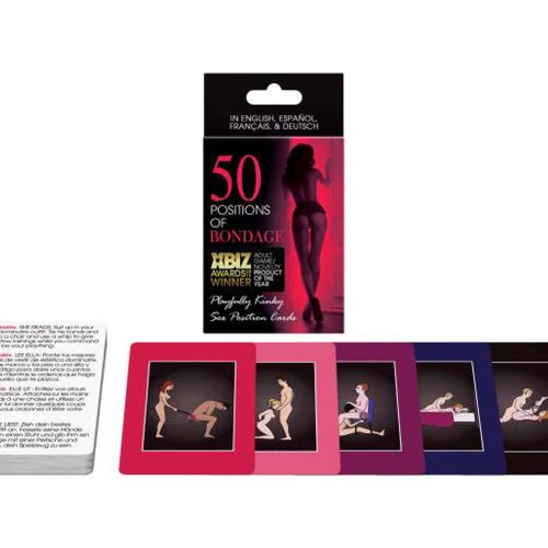 50 Positions of Bondage Card Game by Kheper Games