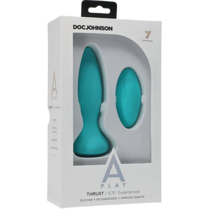 A-Play Experienced Thrust Vibrating Anal Remote Control 5.75" by Doc Johnson - Image 2