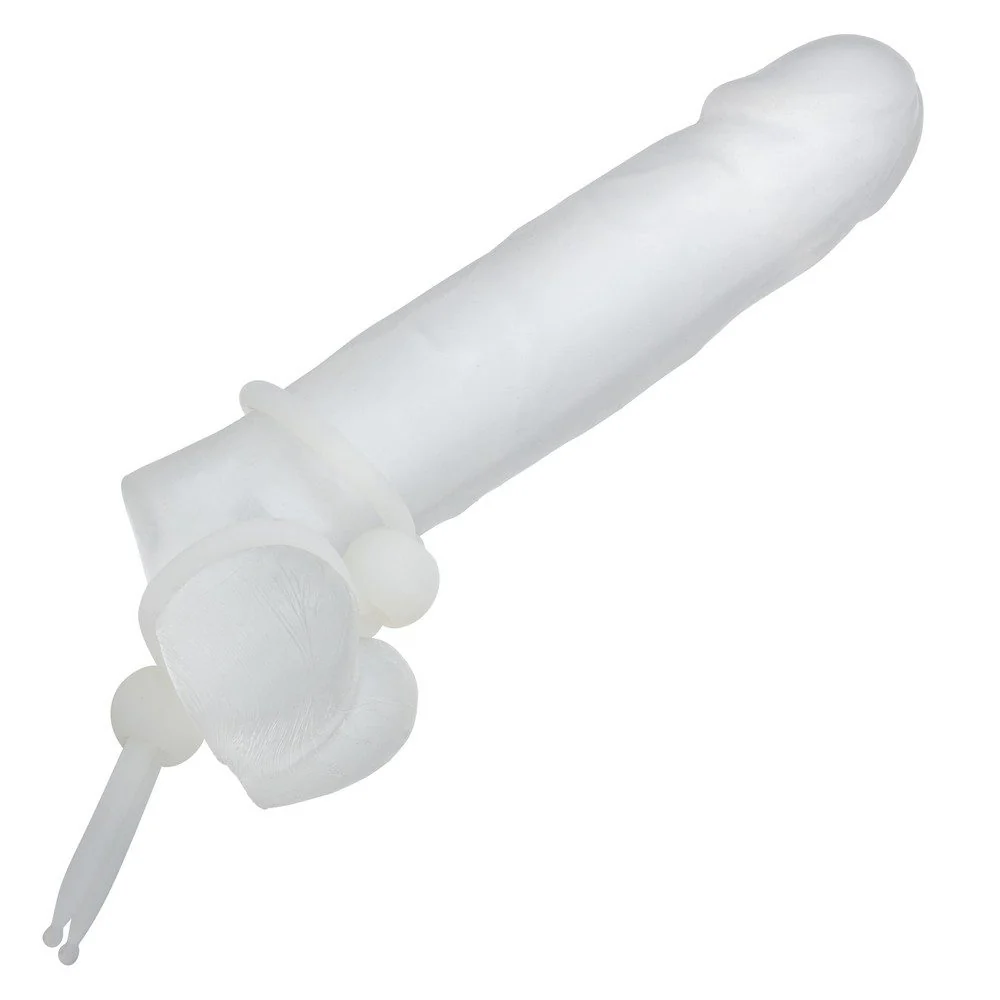Alpha Liquid Silicone Dual Lasso Cock Ring by Cal Exotics - Image 3