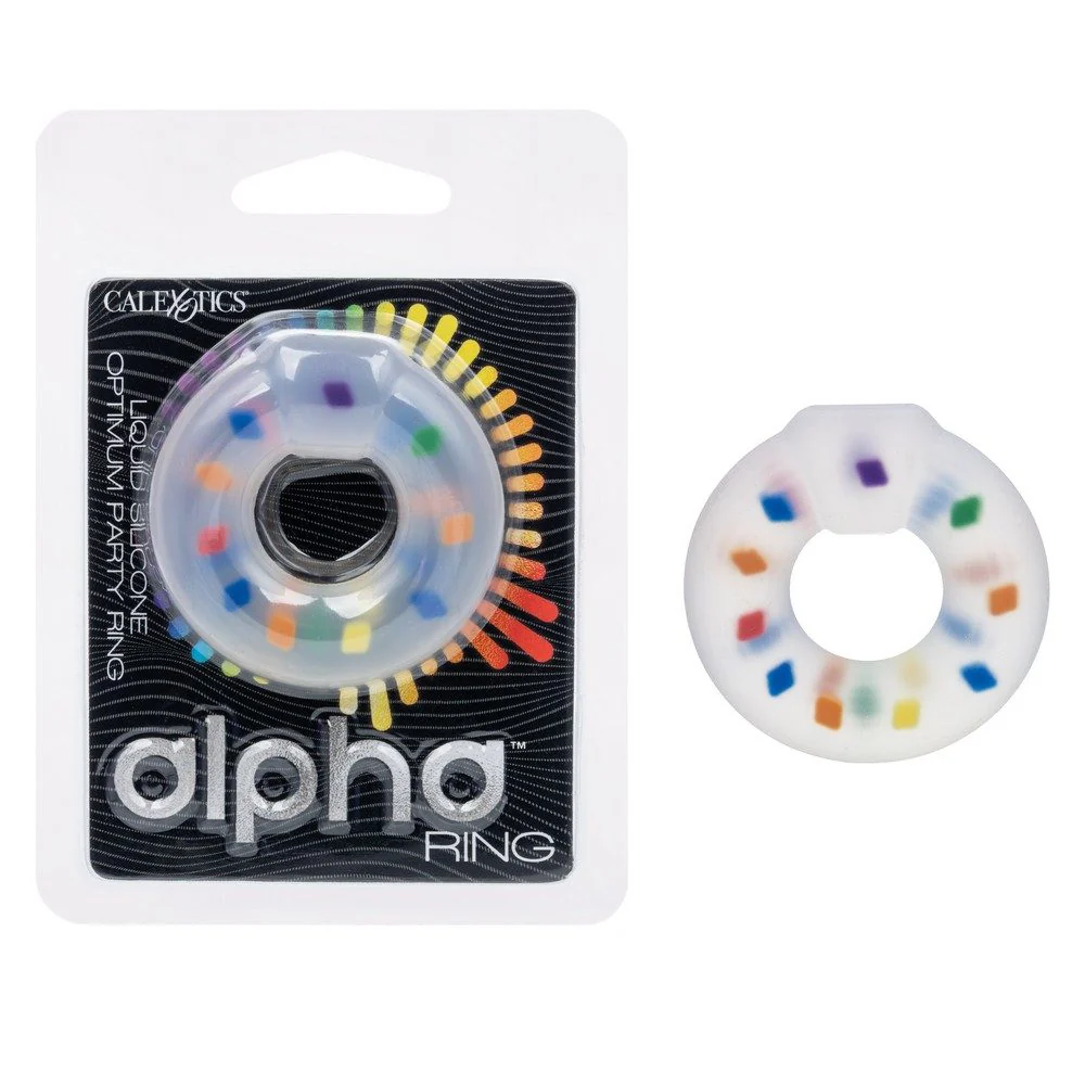 Alpha Liquid Silicone Optimum Party Cock Ring by Cal Exotics