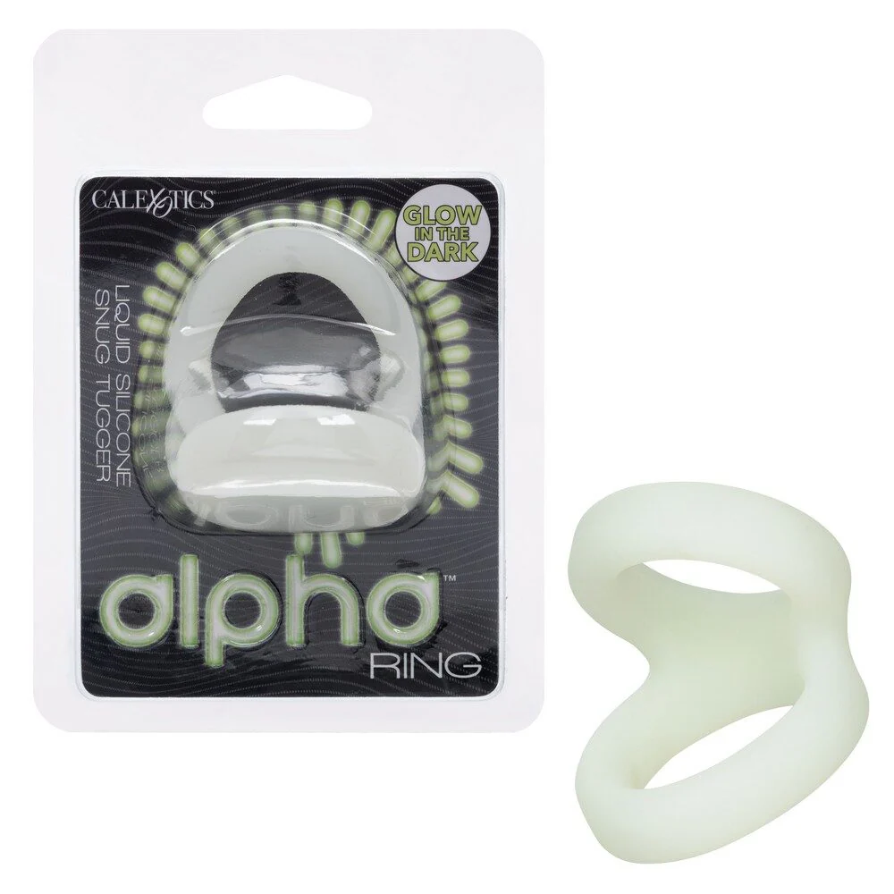 Alpha Liquid Silk Snug Tugger Cock Ring by Cal Exotics - Image 2