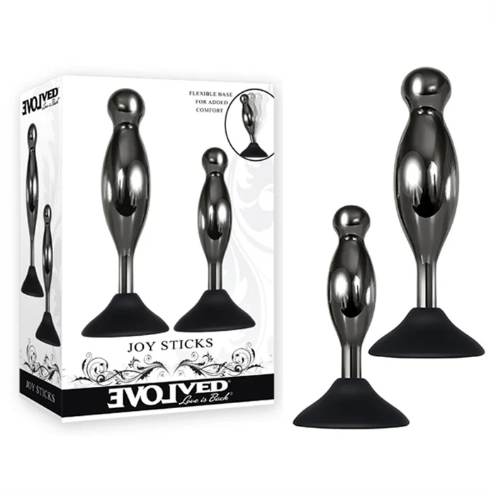 Joy Sticks Anal Plug Kit 2pk by Evolved