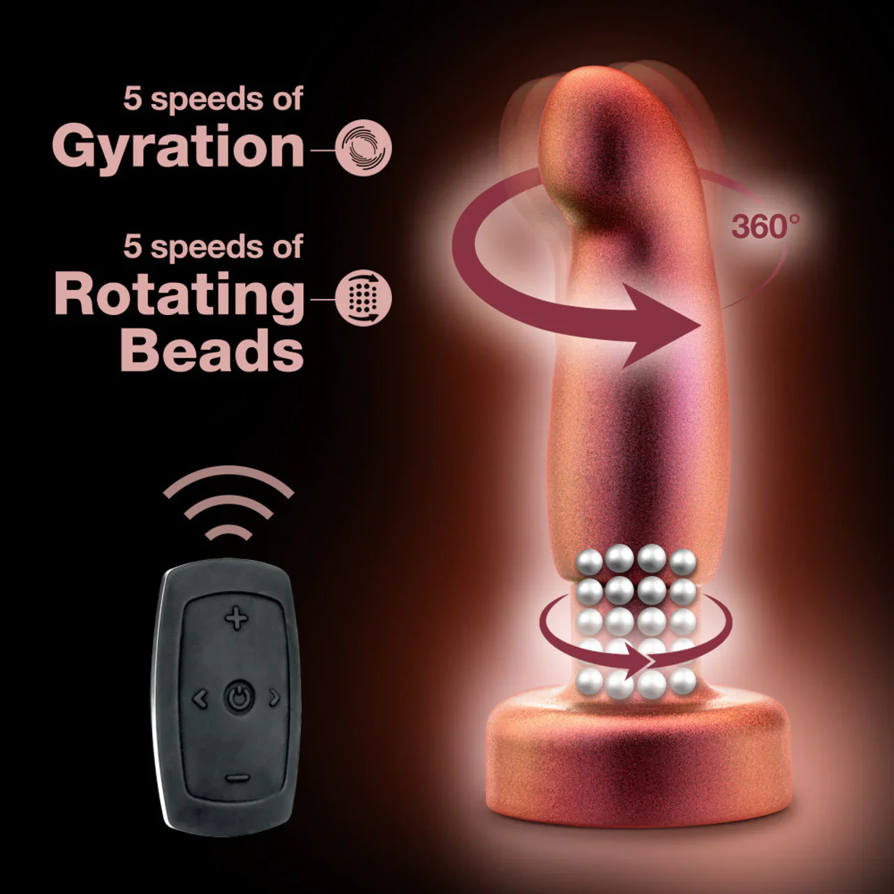 Anal Adventures Matrix Bionic Vibrating Butt Plug by Blush Novelties - Image 3