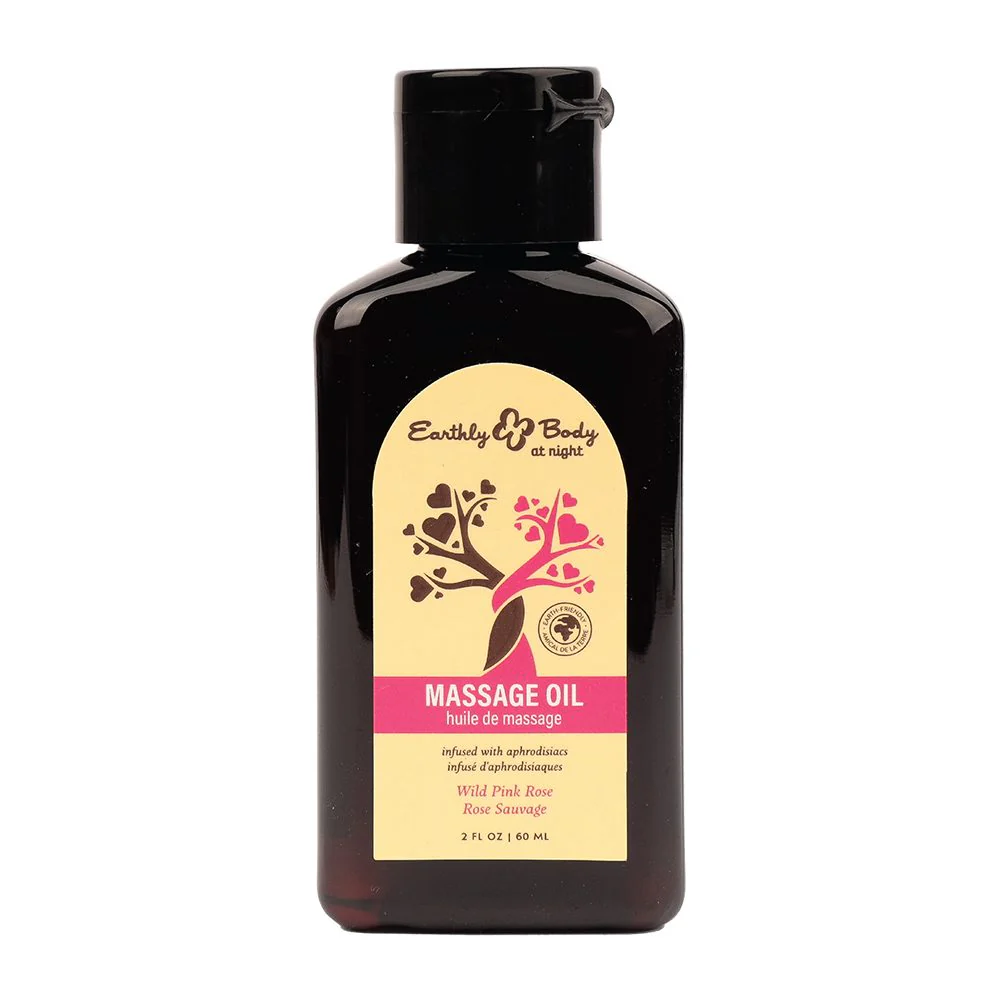 Aphrodisiac Massage Oil Wild Pink Rose by Earthly Body