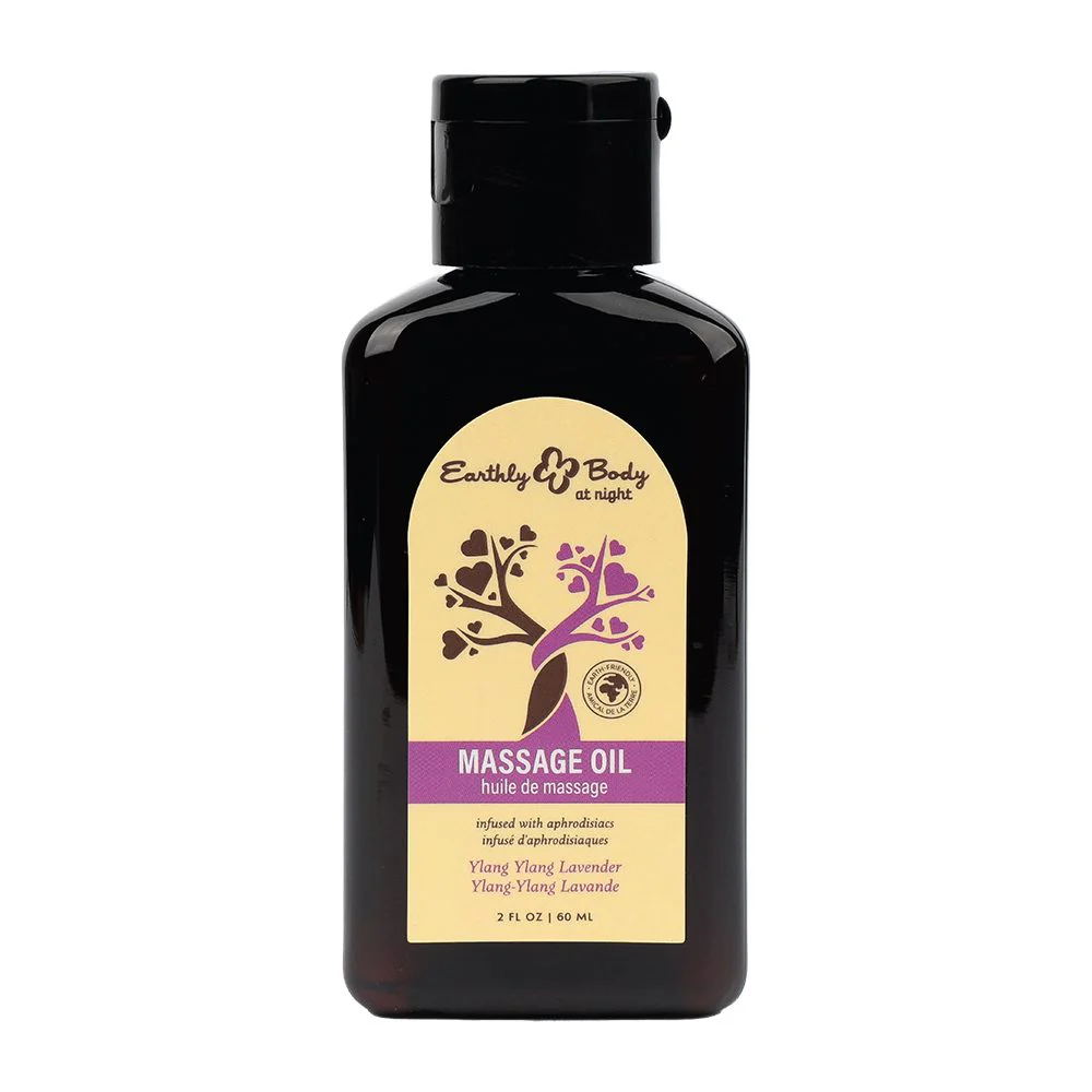 Aphrodisiac Massage Oil Ylang Ylang Lavender by Earthly Body