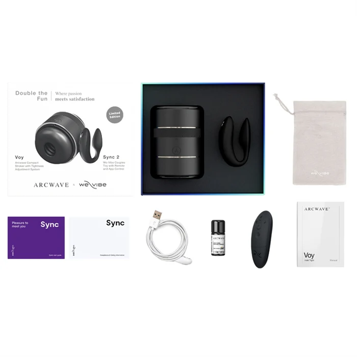 We-Vibe™ Arcwave Double The Fun Interactive Couples Masturbator - Image 2
