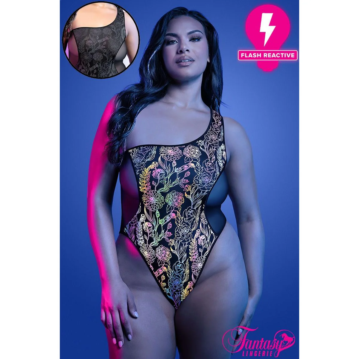 Asymmetrical Flash Teddy by Fantasy Lingerie - Image 4