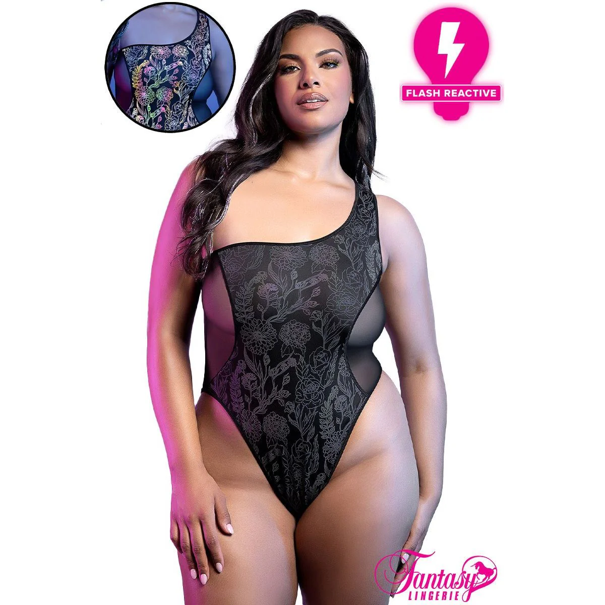 Asymmetrical Flash Teddy by Fantasy Lingerie - Image 5