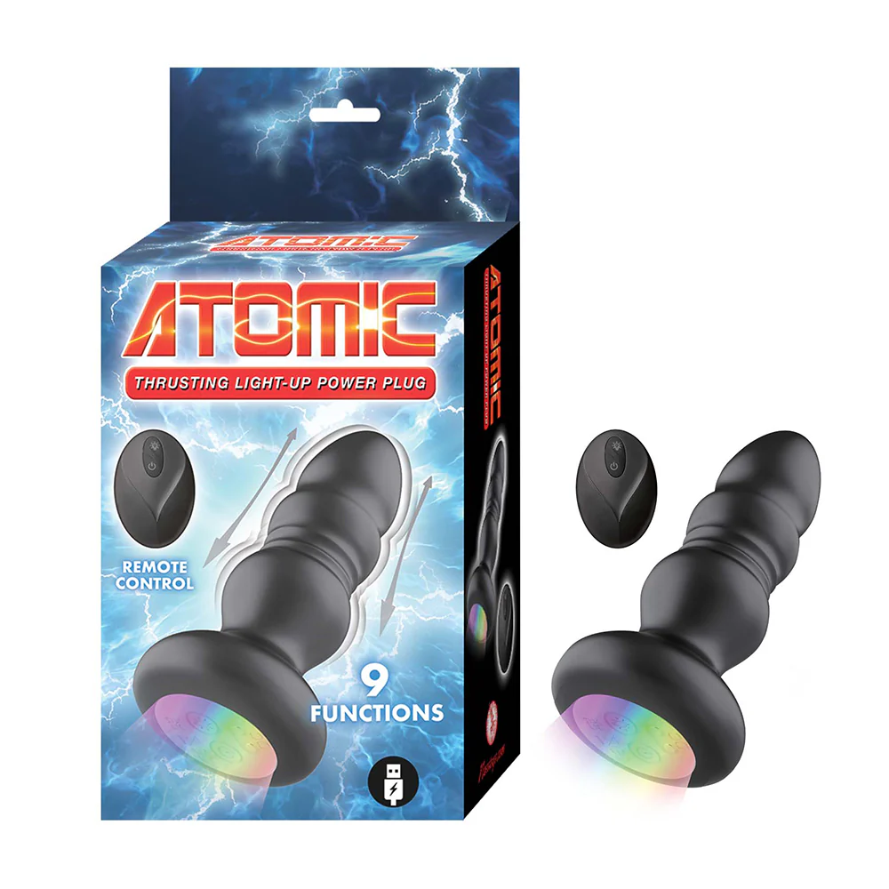 Atomic Thrusting Light Up Power Anal Plug by NassToys