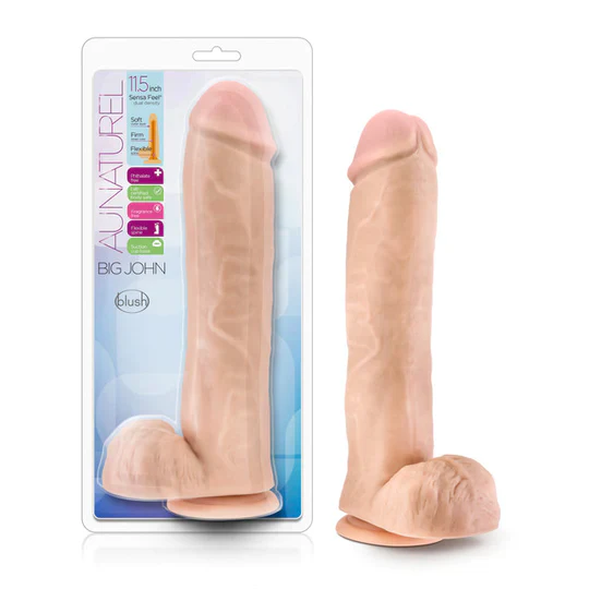 Au Naturel Big John Dildo 11.5" by Blush