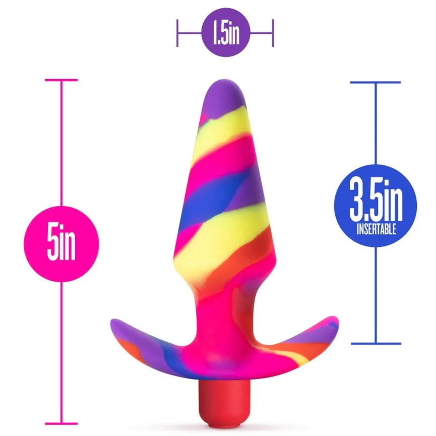 Avant Free Spirit Scarlet Vibrating Anal Plug by Blush Novelties - Image 2