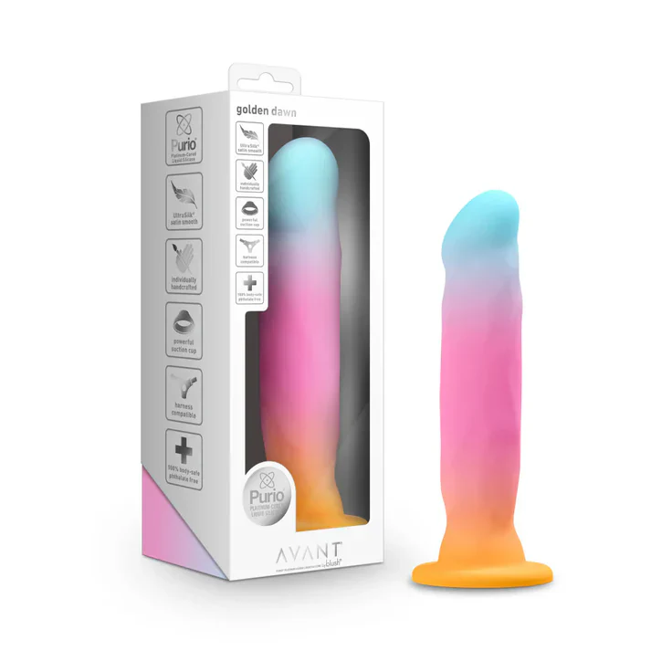 Avant Golden Dawn 8" Dildo by Blush Novelties