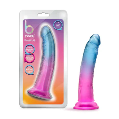 B Yours Beautiful Sky Dildo 7" by Blush Novelties