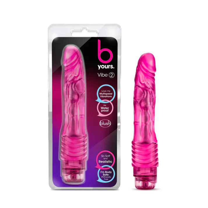 B Yours Realistic Vibrator no 2 7.5" by Blush Novelties - Image 2