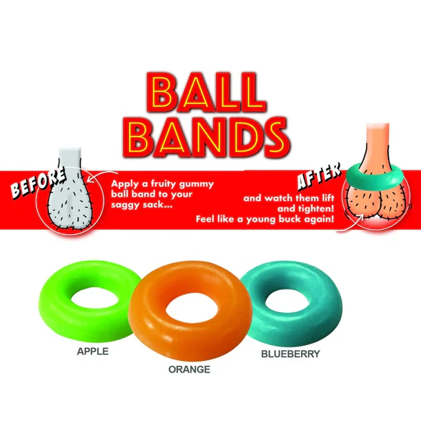 Ball Bands Gummy Cock Rings by Hott Products - Image 2