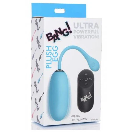 Bang Plush Remote Rechargeable Vibrating Egg by XR