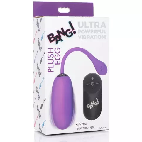 Bang Plush Remote Rechargeable Vibrating Egg by XR - Image 2