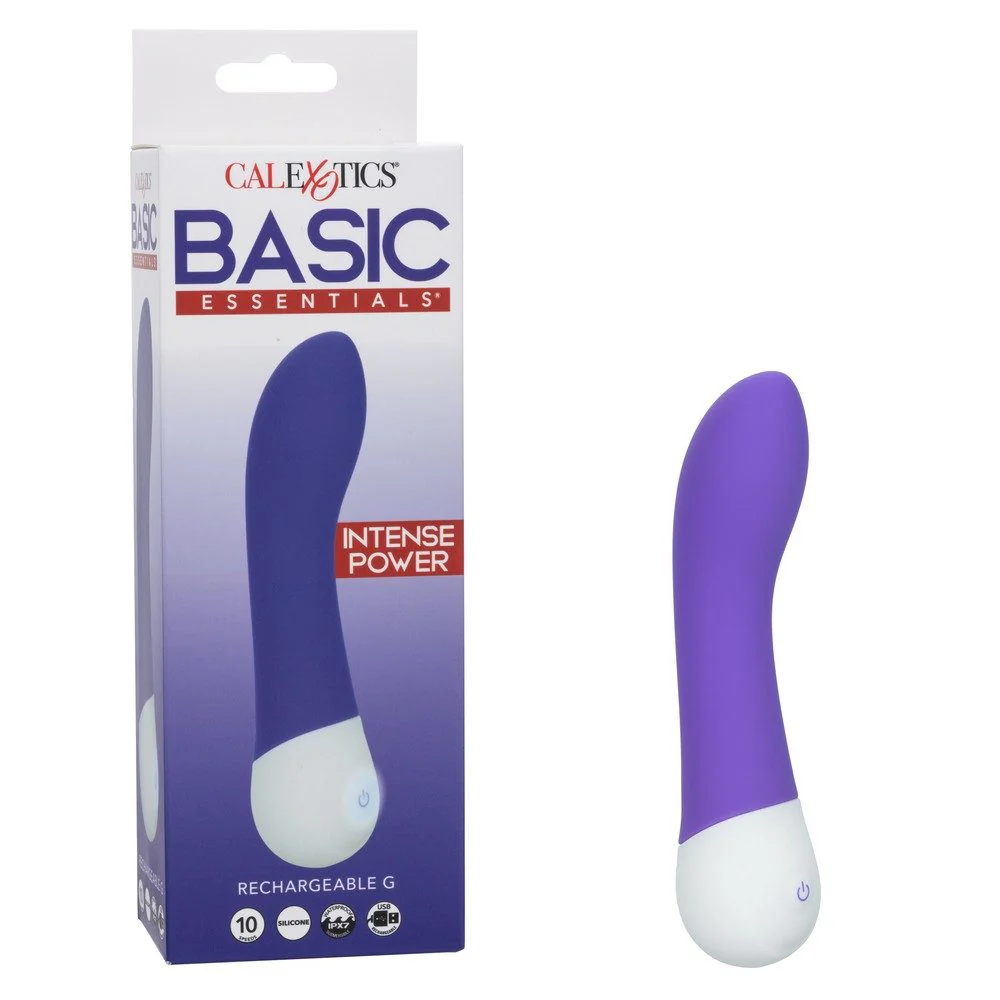 Basic Essentials Rechargeable G Spot Vibrator by Cal Exotics