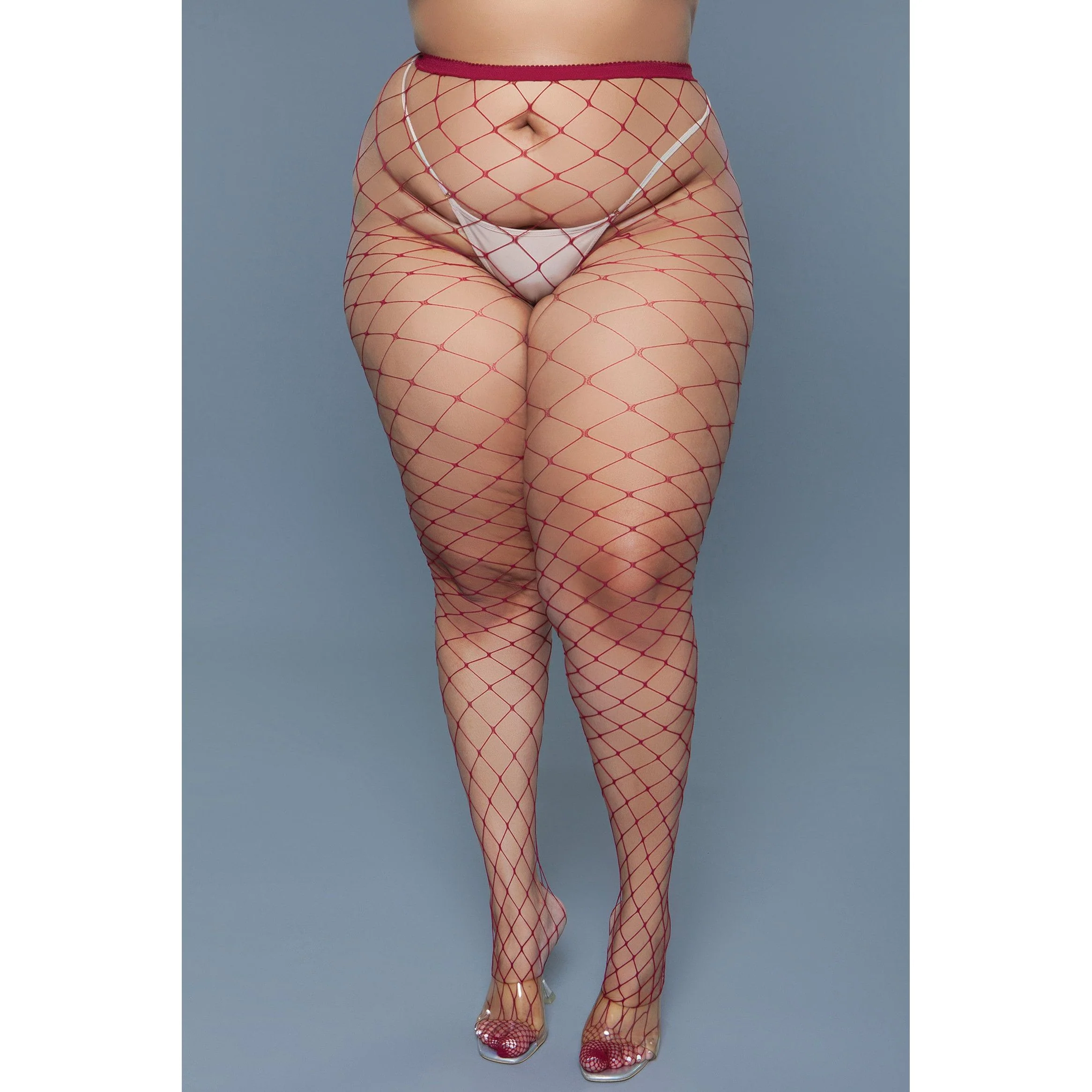 Oversized Fishnet Pantyhose by Be Wicked - Image 5