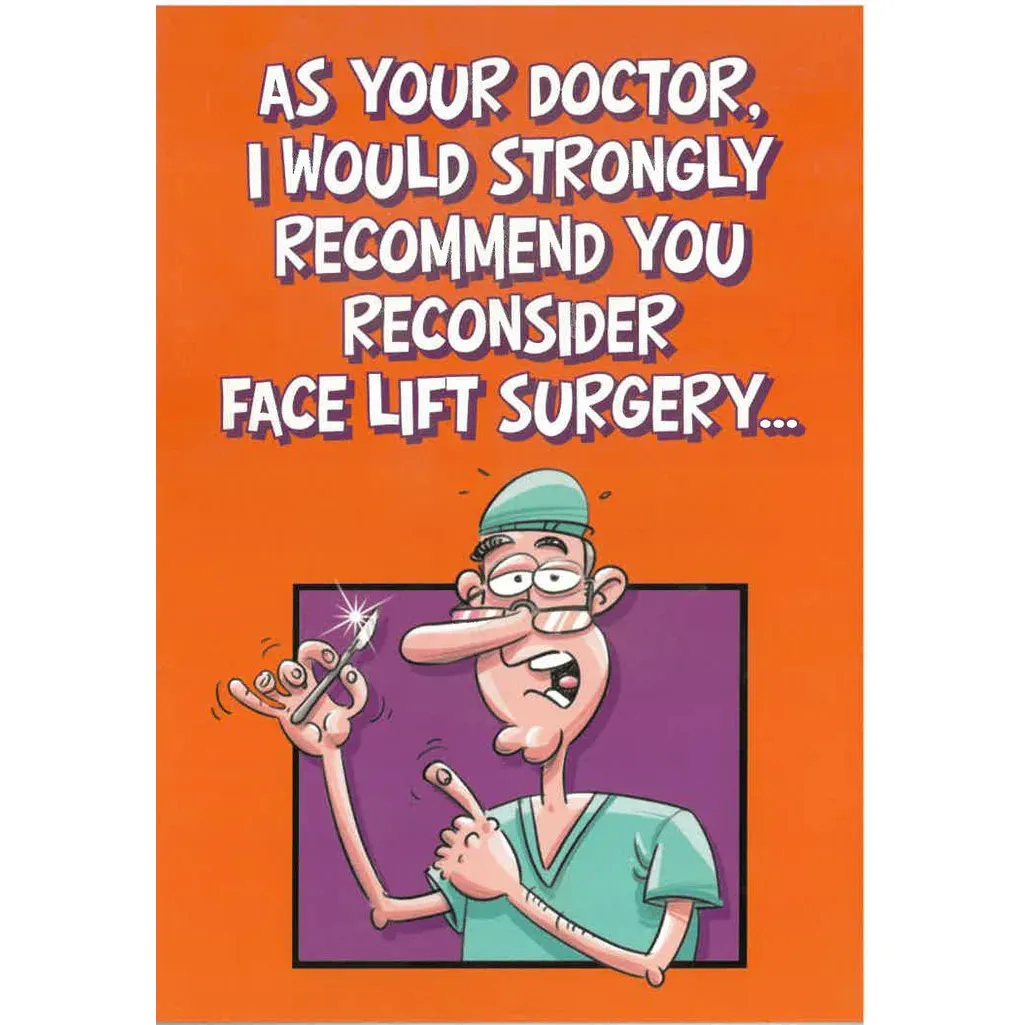 Birthday Card "As Your Doctor"