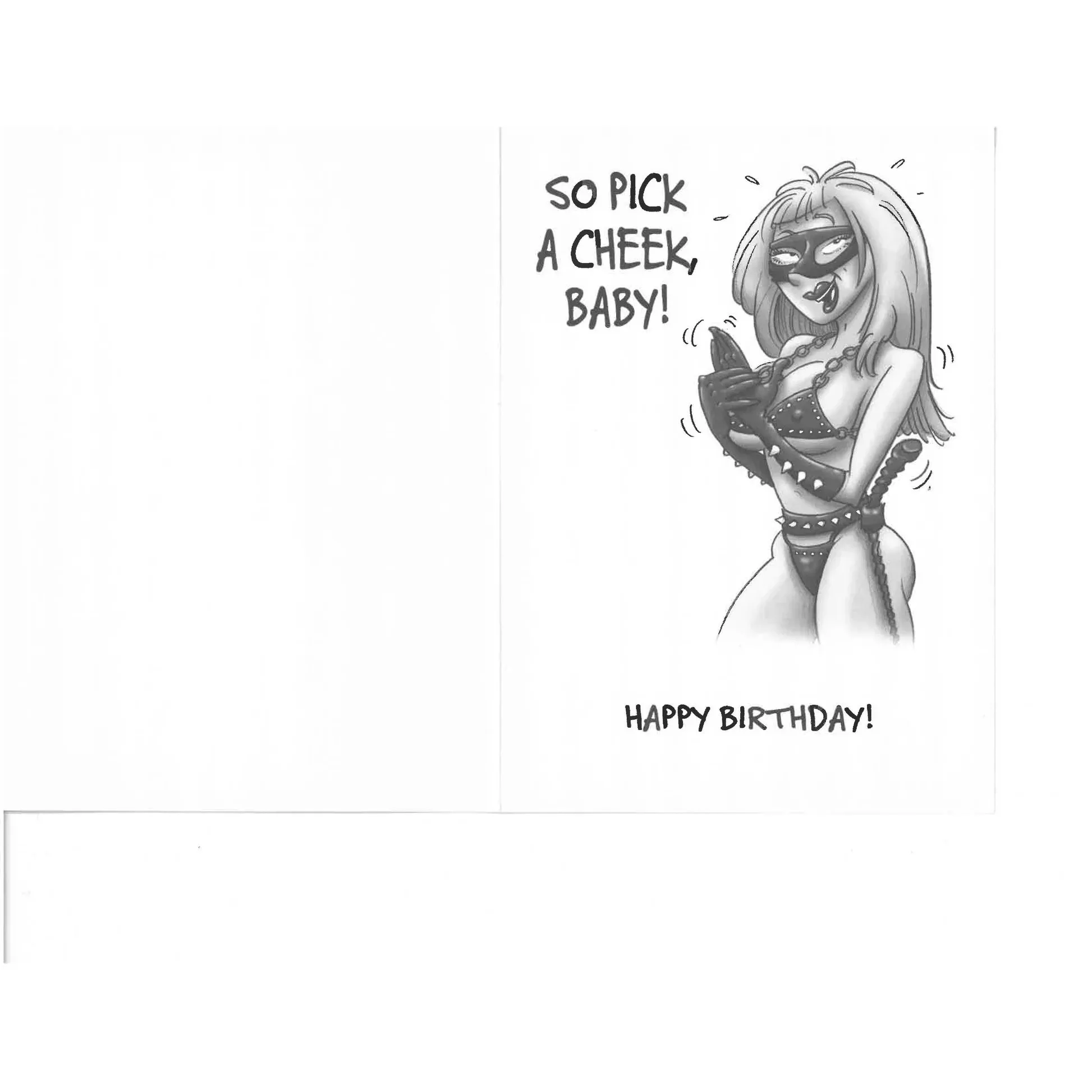 Birthday Card "Getting One Year Older Is a Real Slap" - Image 2