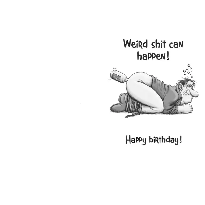 Birthday Card "Sex & Alcohol Dont Mix" - Image 2
