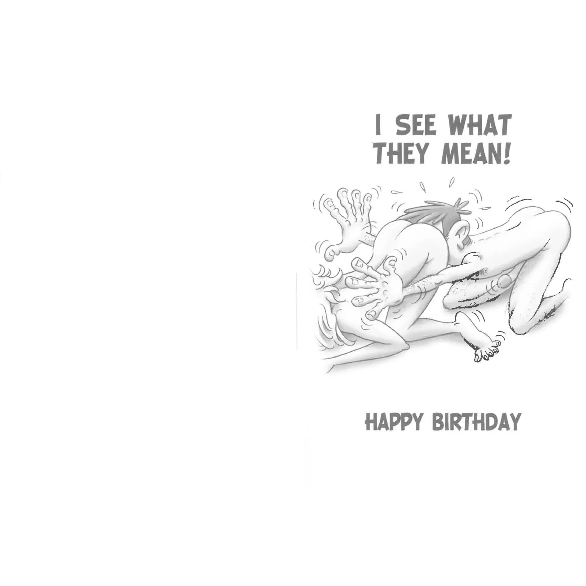 Birthday Card "They Say Love is Blind" - Image 2