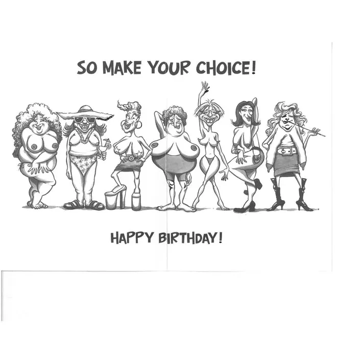 Birthday Card "You're a Very Selective Man" - Image 2