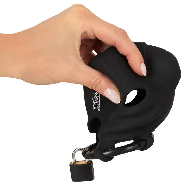 Black Velvets Chastity Cock & Ball Cage by Orion - Image 2