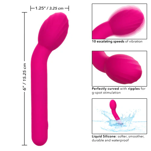 Bliss Liquid Silicone Mini Tulip Vibrator by Cal Exotics - Image 2