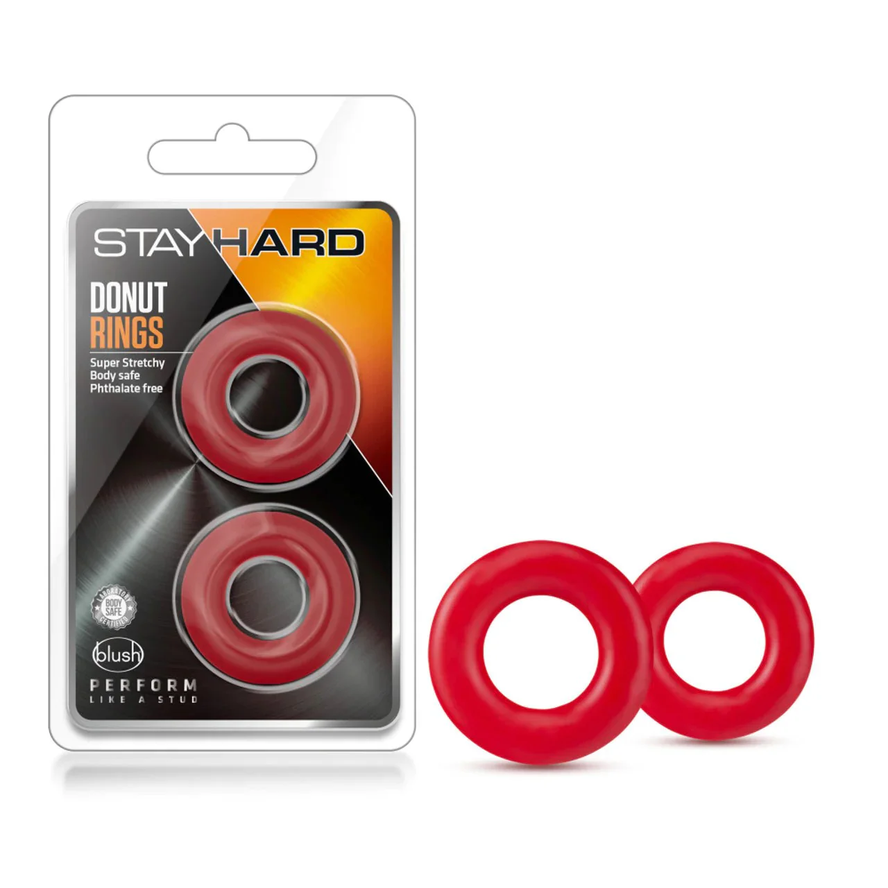 Stay Hard Donut Cock Rings 2pk by Blush