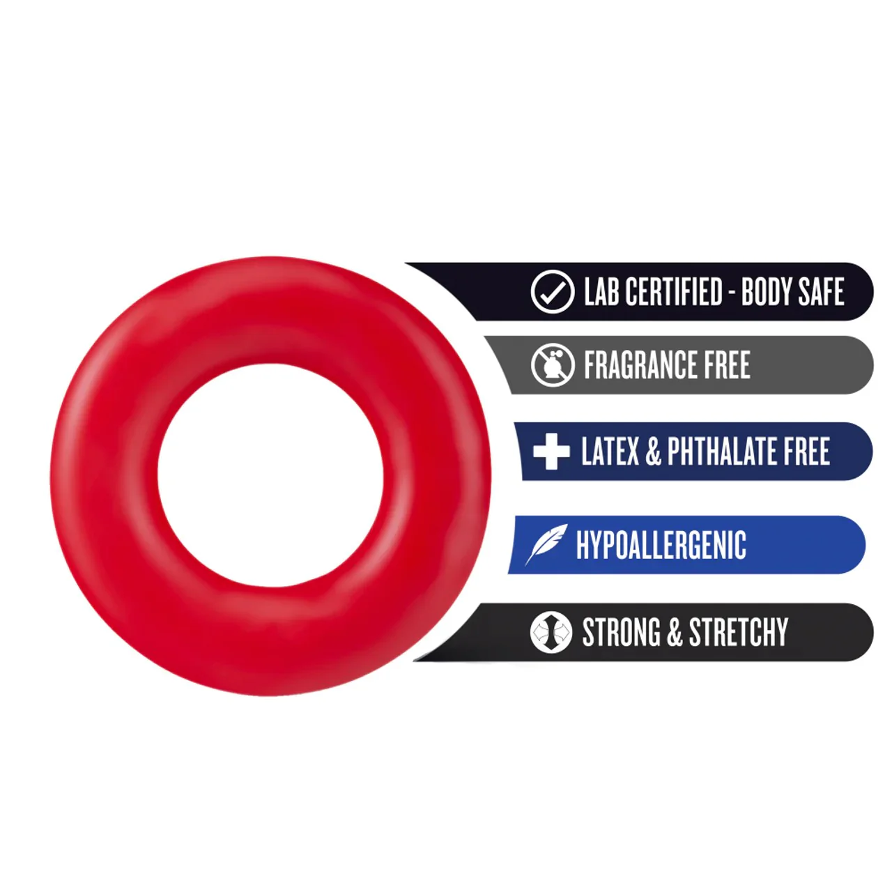 Stay Hard Donut Cock Rings 2pk by Blush - Image 2