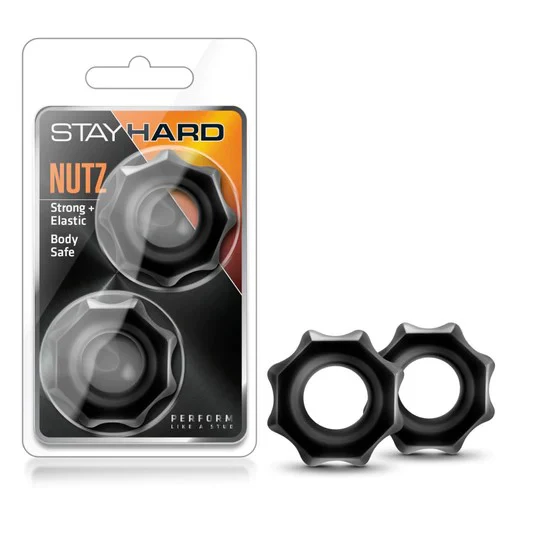 Stay Hard Nutz Cock Rings 2pk by Blush
