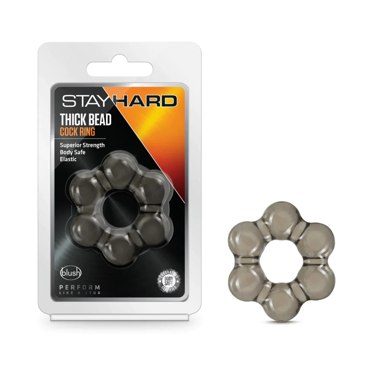 Stay Hard Thick Beaded Cock Ring by Blush