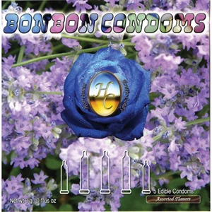 Bonbon Edible Condoms 5pk by Hott Caress