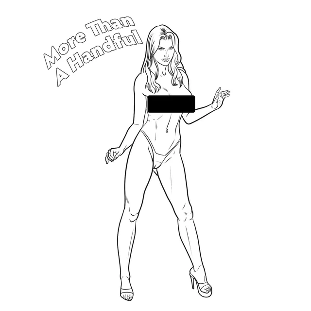 Boobs Boobs Boobs Adult Coloring Book by Wood Rocket - Image 3