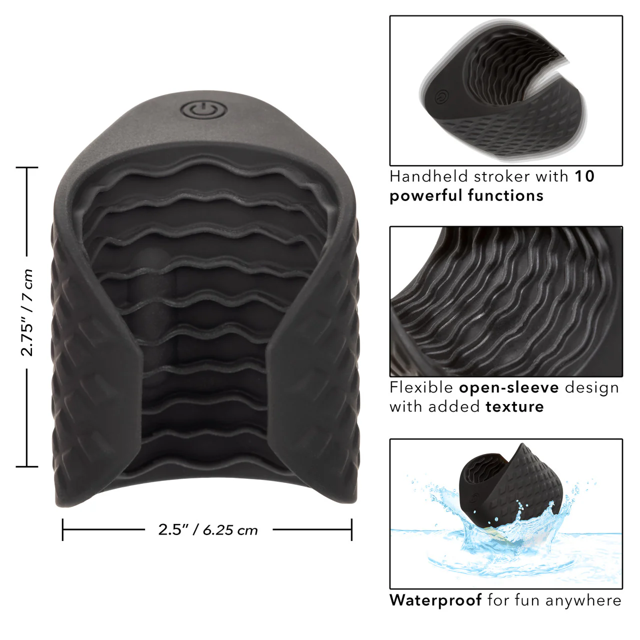 Boundless™ Grip Masturbator by Cal Exotics - Image 2