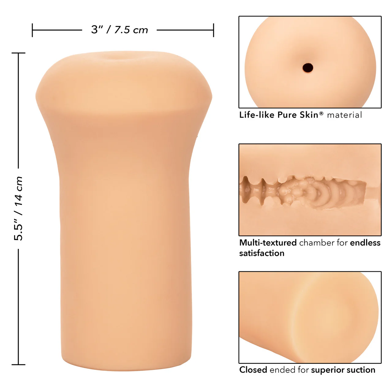 Boundless™ Sleeve Masturbator by Cal Exotics - Image 2