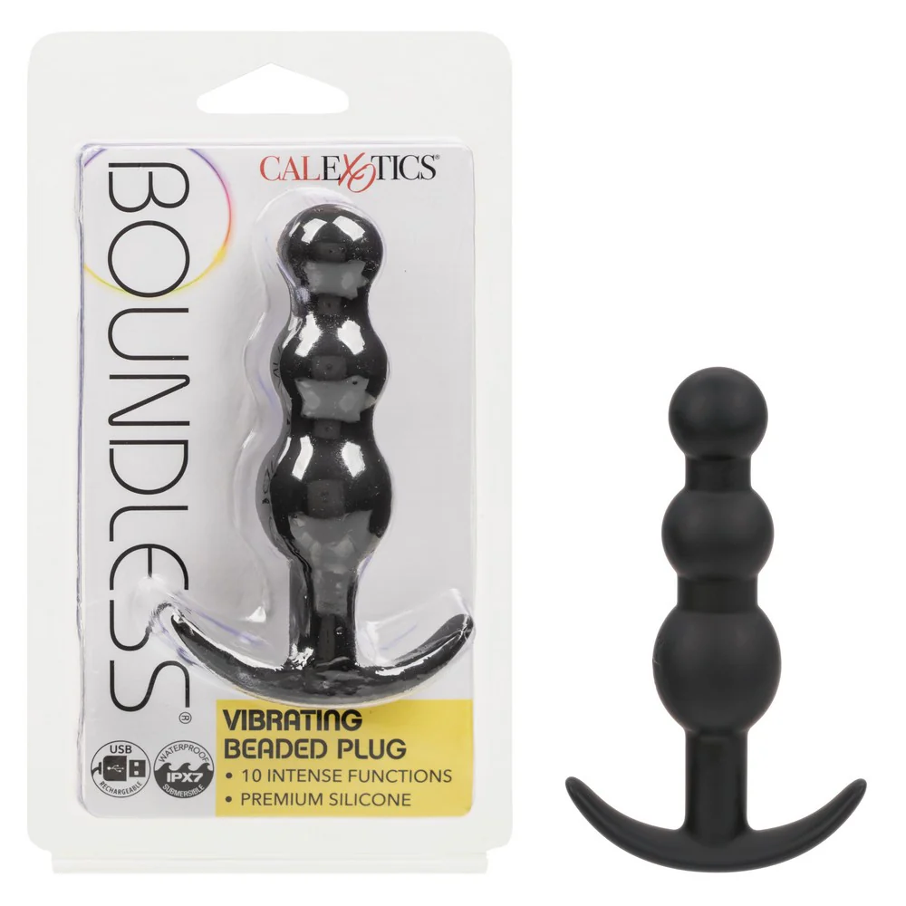 Boundless Vibrating Beaded Anal Plug by Cal Exotics