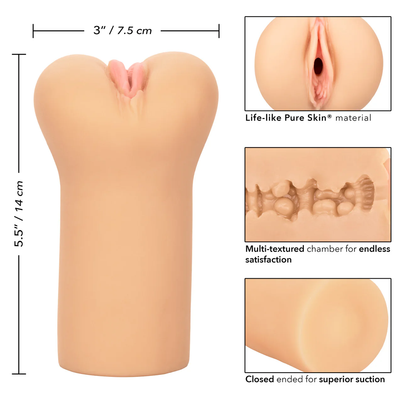 Boundless™ Vulva Masturbator by Cal Exotics - Image 3