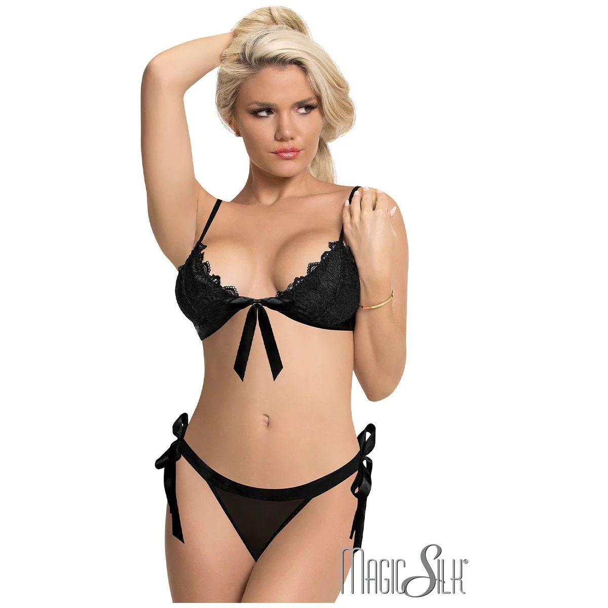 Bow Bra & Panty Set by Magic Silk - Image 2