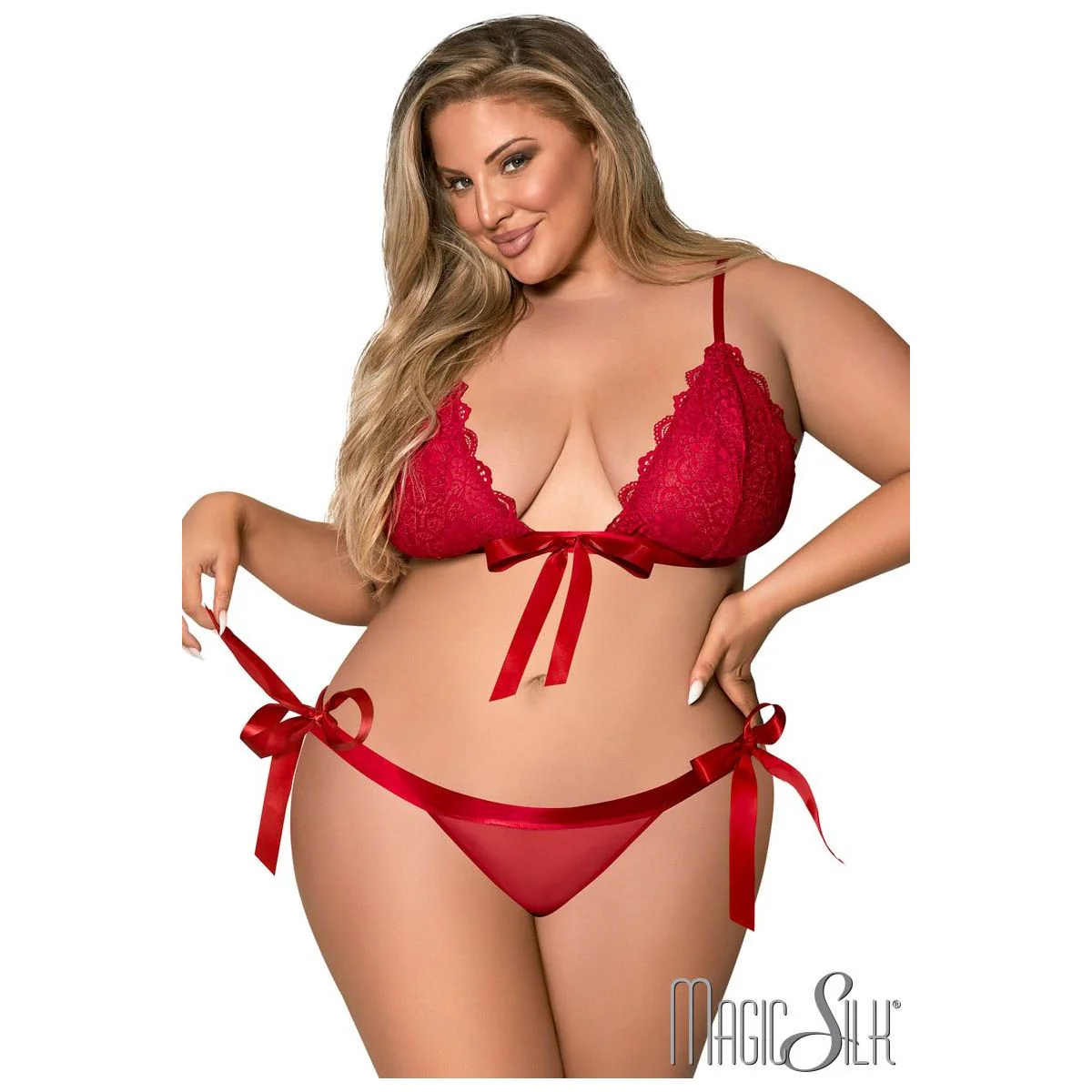 Bow Bra & Panty Set by Magic Silk - Image 6
