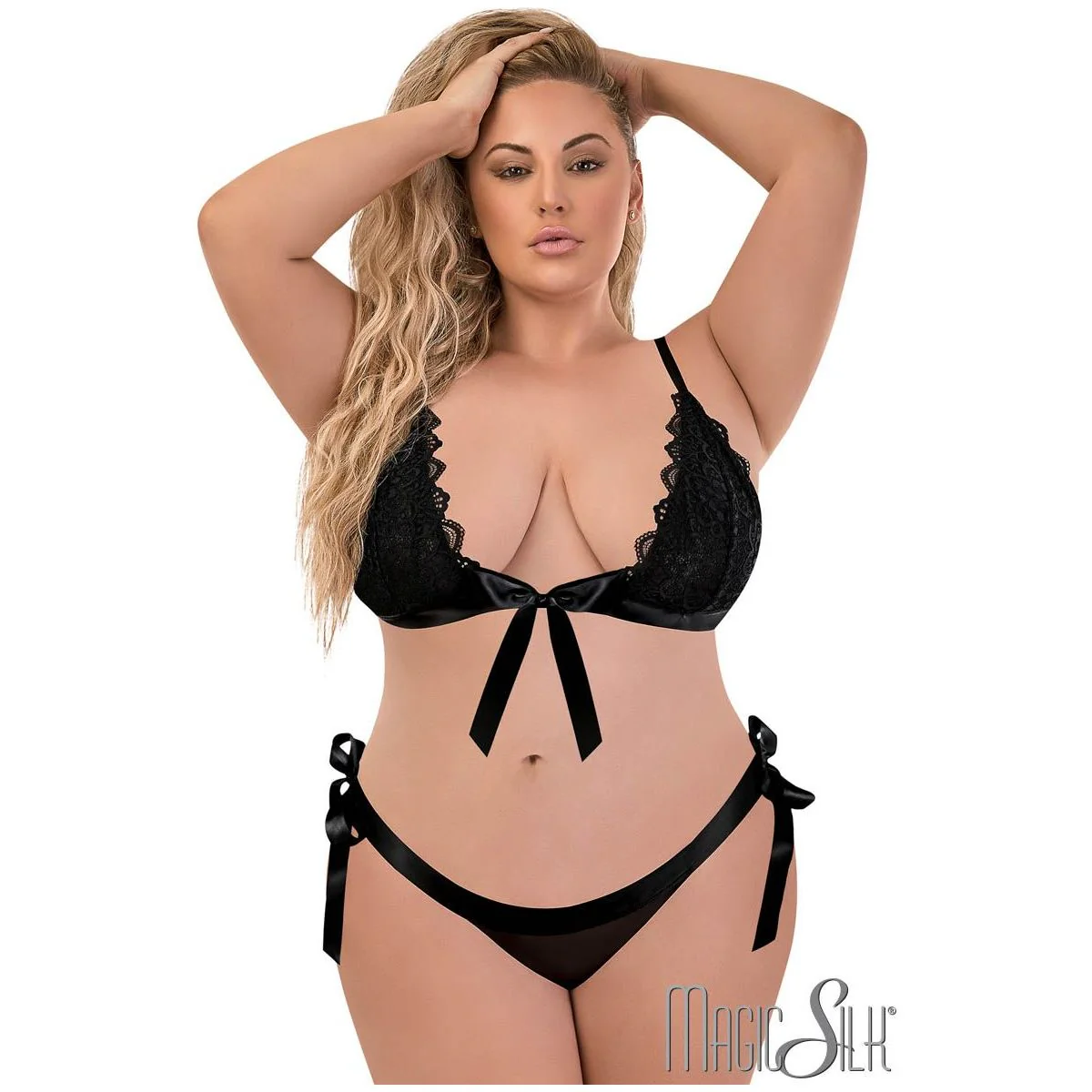 Bow Bra & Panty Set by Magic Silk - Image 8