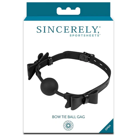 Sincerely Bow Tie Ball Gag by Sportsheets