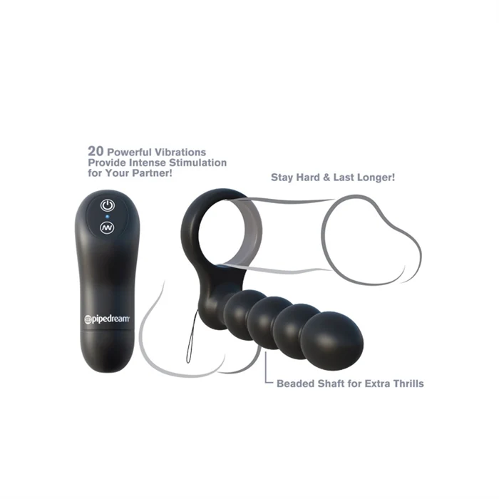 Fantasy C-Ringz Remote Control Double Penetration Vibrating Anal & Cock Ring by Pipedream Products® - Image 2