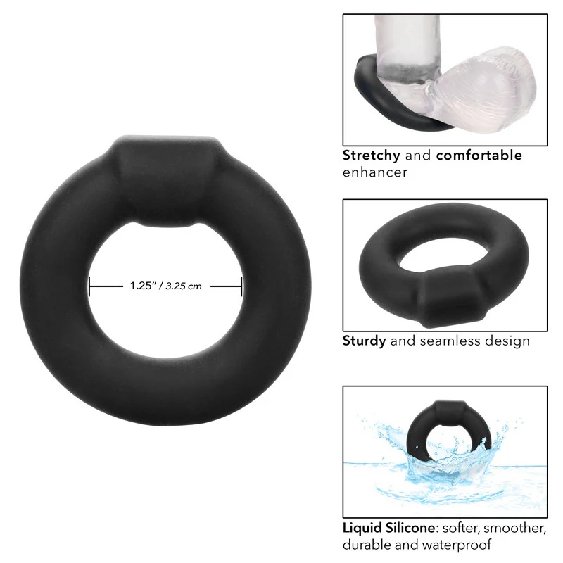 Alpha Liquid Silicone Optimum Cock Ring by Cal Exotics - Image 2