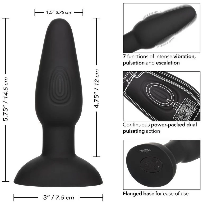 Bionic™ Dual Pulsating Vibrating Anal Plug by Cal Exotics - Image 2