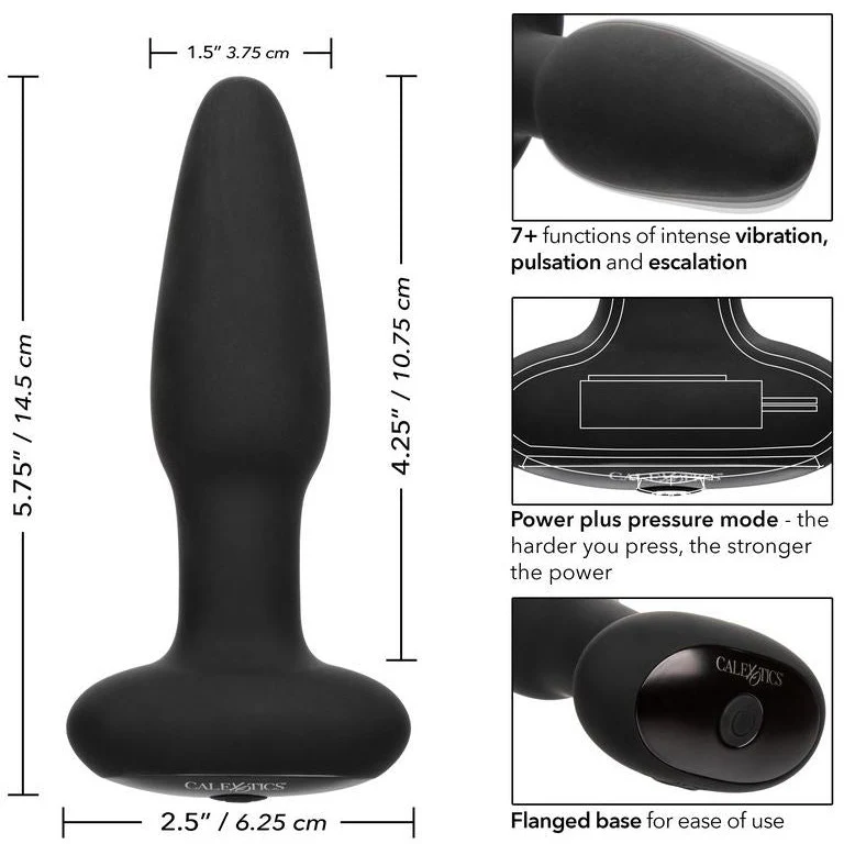 Bionic™ Pressure Vibrating Anal Plug by Cal Exotics - Image 2