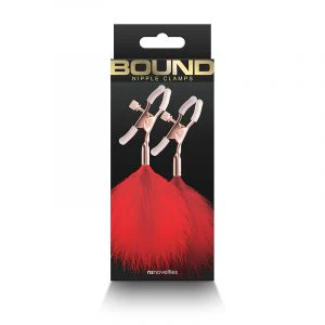 Bound F1 Nipple Clamps Feathers by NS Novelties - Image 3